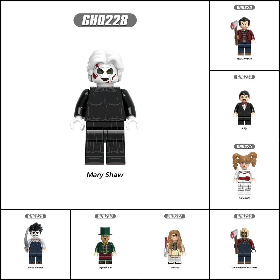 2025 New Horror Movie Figure Building Blocks