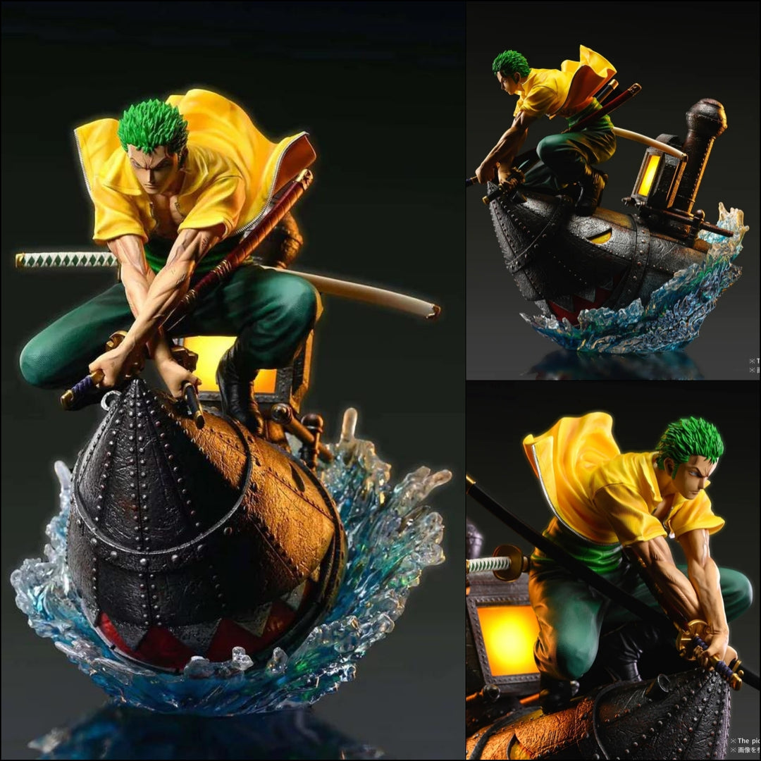 One Piece Twin Swords Lai Rashomon Zoro Statue