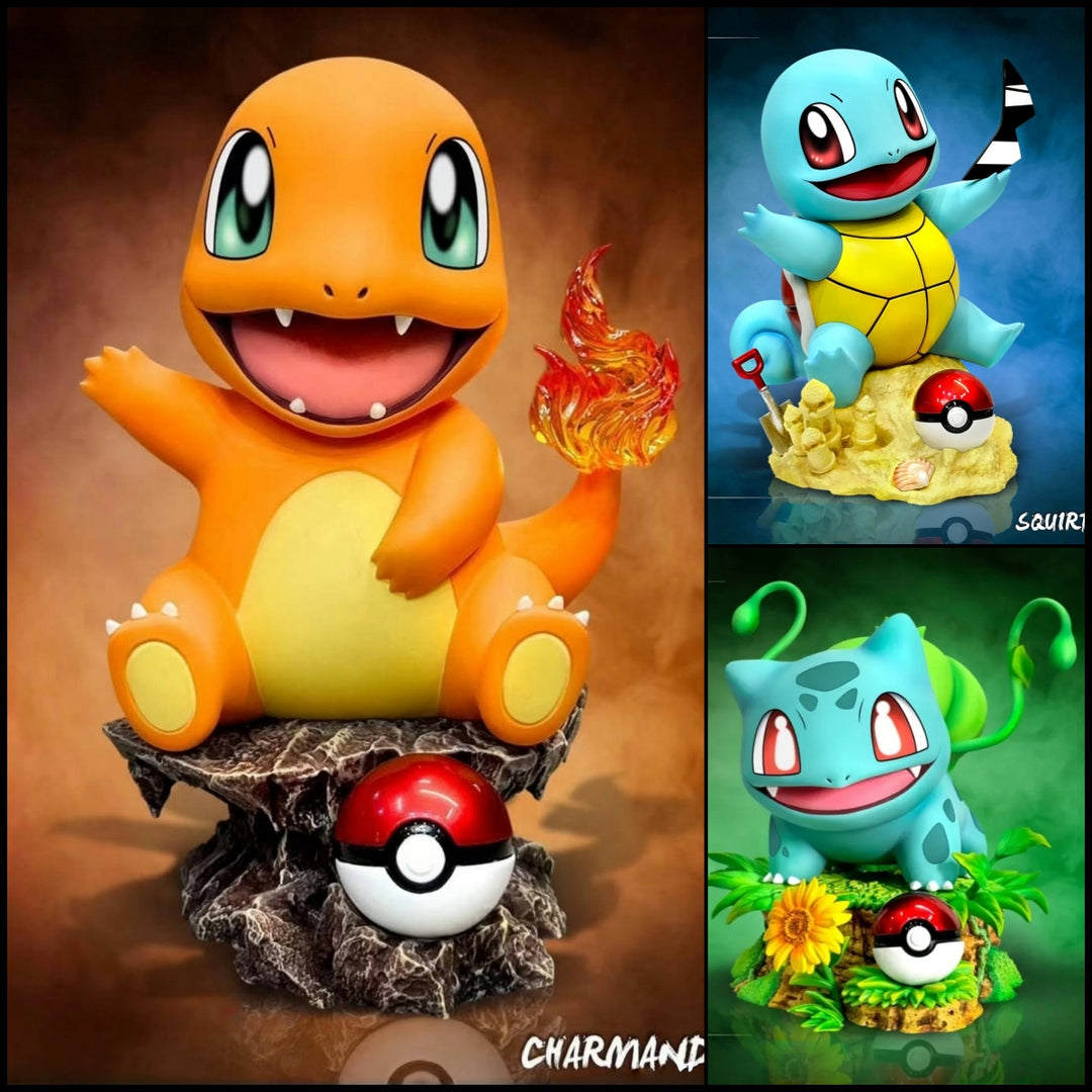 Pokemon First Generation 3 Starter Pokemon Figures