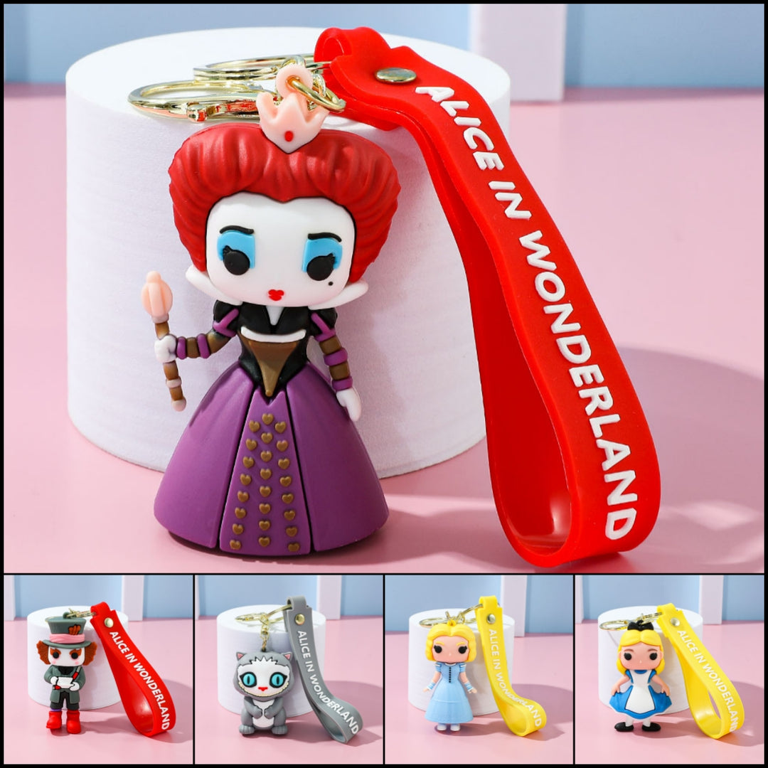 2025 New Alice In Wonderland Cute Keychain