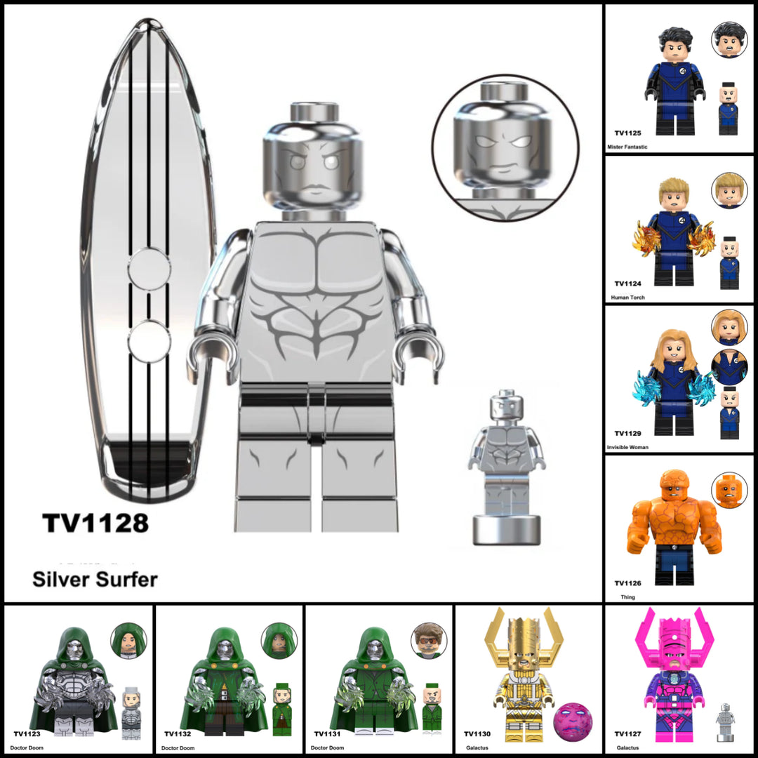 2025 New The Fantastic Four: First Steps Figure Building Blocks