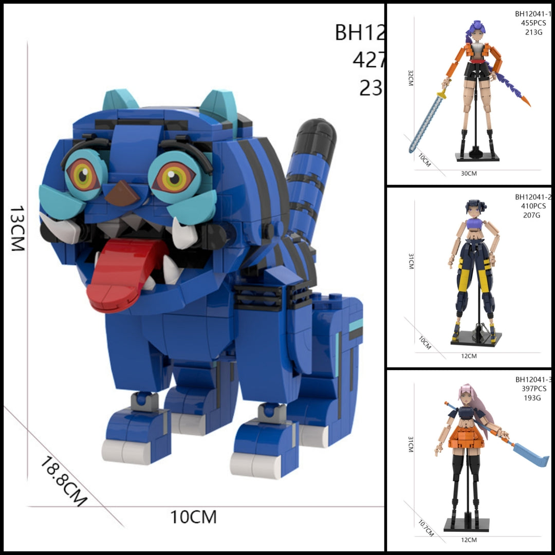 2025 New KPop Demon Hunters Figure Building Blocks