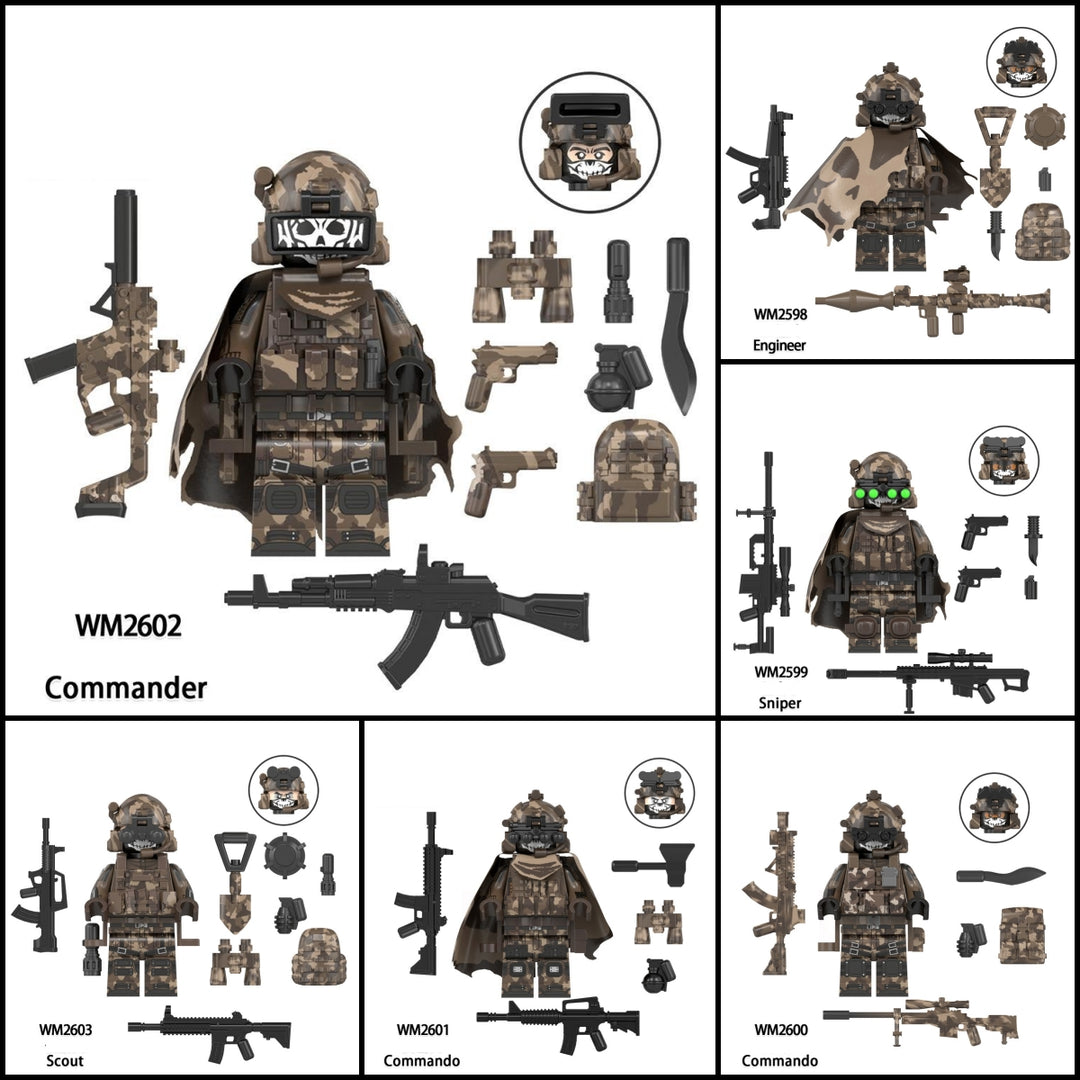 2025 New Military Soldier Series Figure Building Blocks