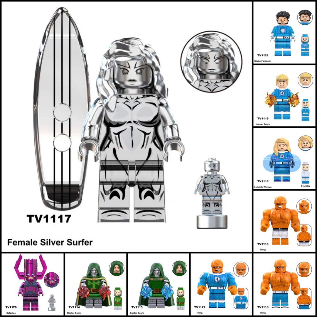 2025 New The Fantastic Four: First Steps Figure Building Blocks