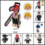 2025 New Chainsaw Man figure Building Blocks
