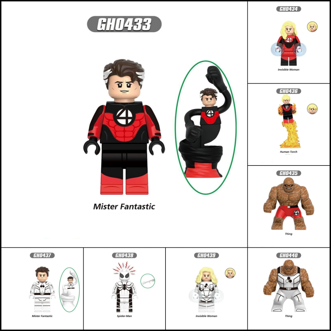 2025 New The Fantastic Four: First Steps Figure Building Blocks