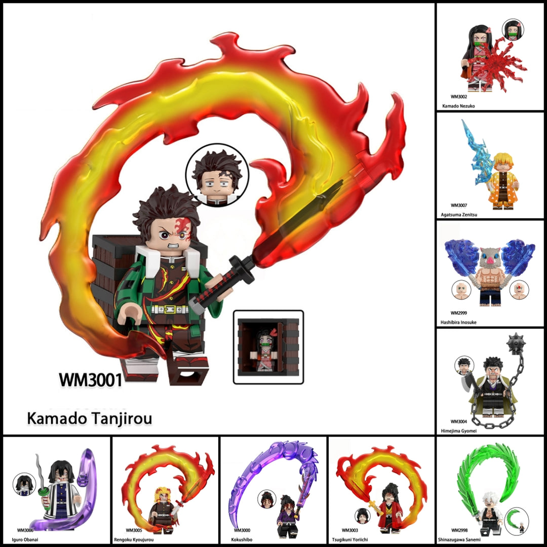 2025 New Demon Slayer Figure Building Blocks