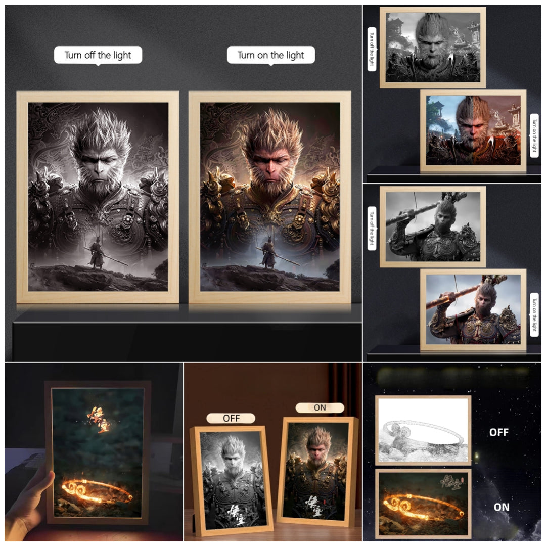 Black Myth: Wukong Memorial Light Painting