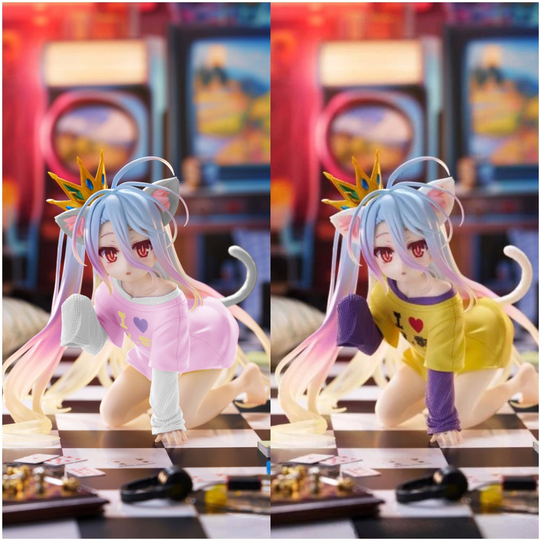 No Game No Life Shiro Cat Cute Figure