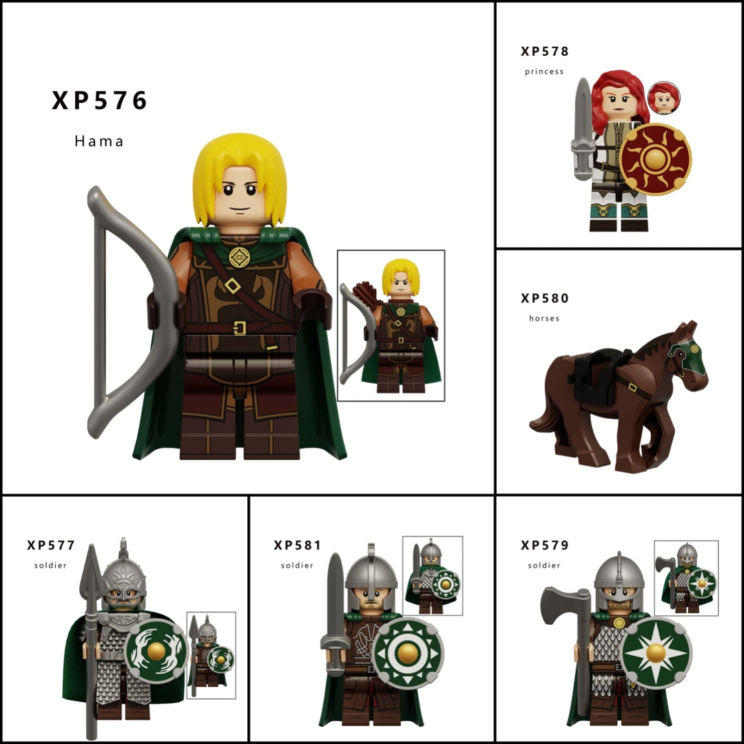 2025 New The Lord of the Rings Rohan Figure Building Blocks