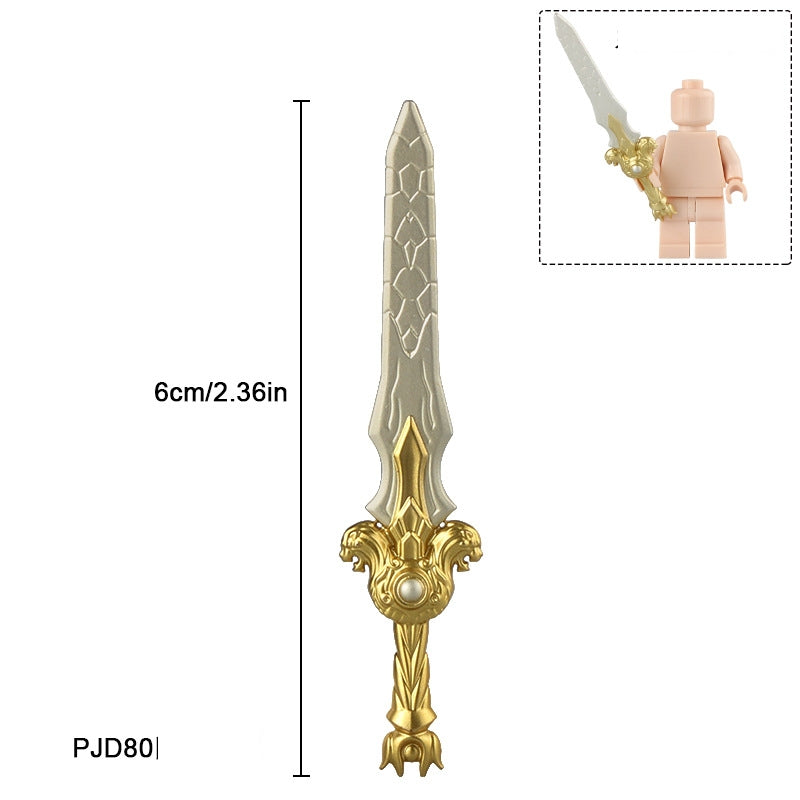 2025 New Warcraft  Weaponry Building Blocks Set 14pcs