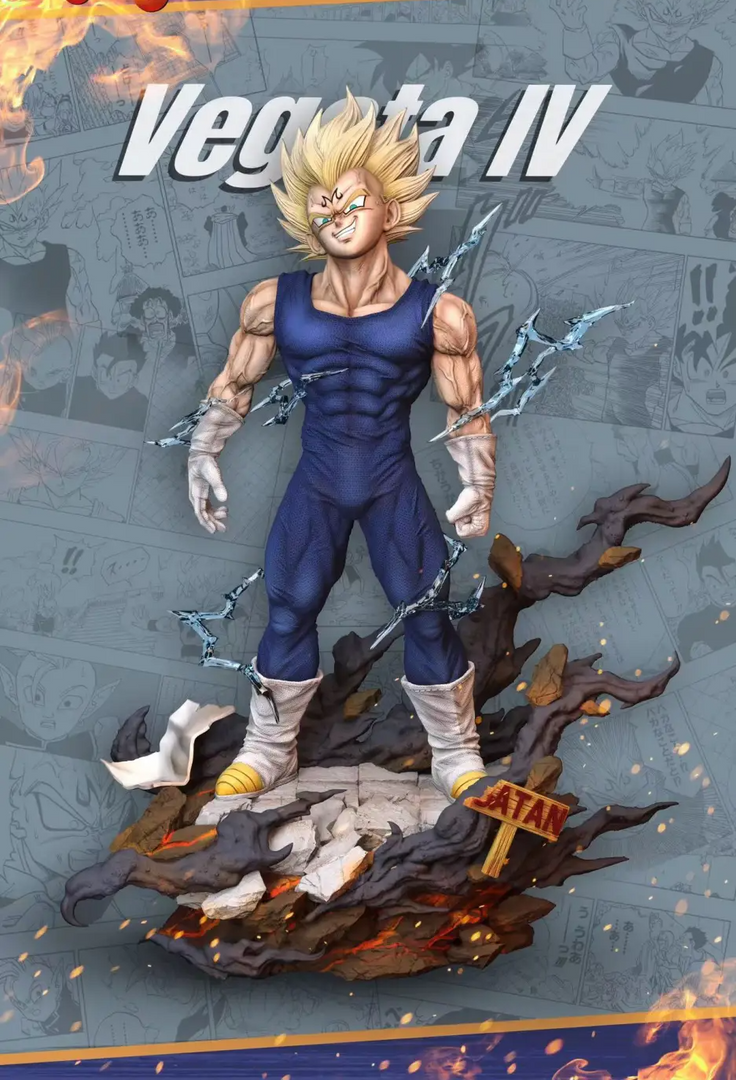 Dragon Ball Z Majin Vegeta Statue(Buy 1 Free 1)