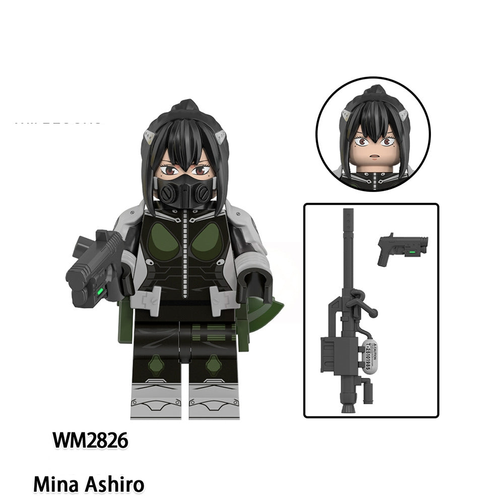 2024 New Kaiju No. 8 Figure Building Blocks