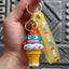 Cartoon Star Ice Cream Cute Keychain
