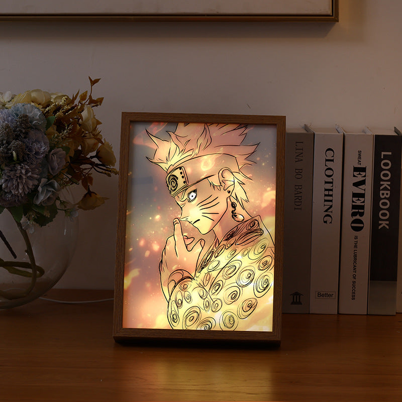Anime Naruto Memorial Light Painting