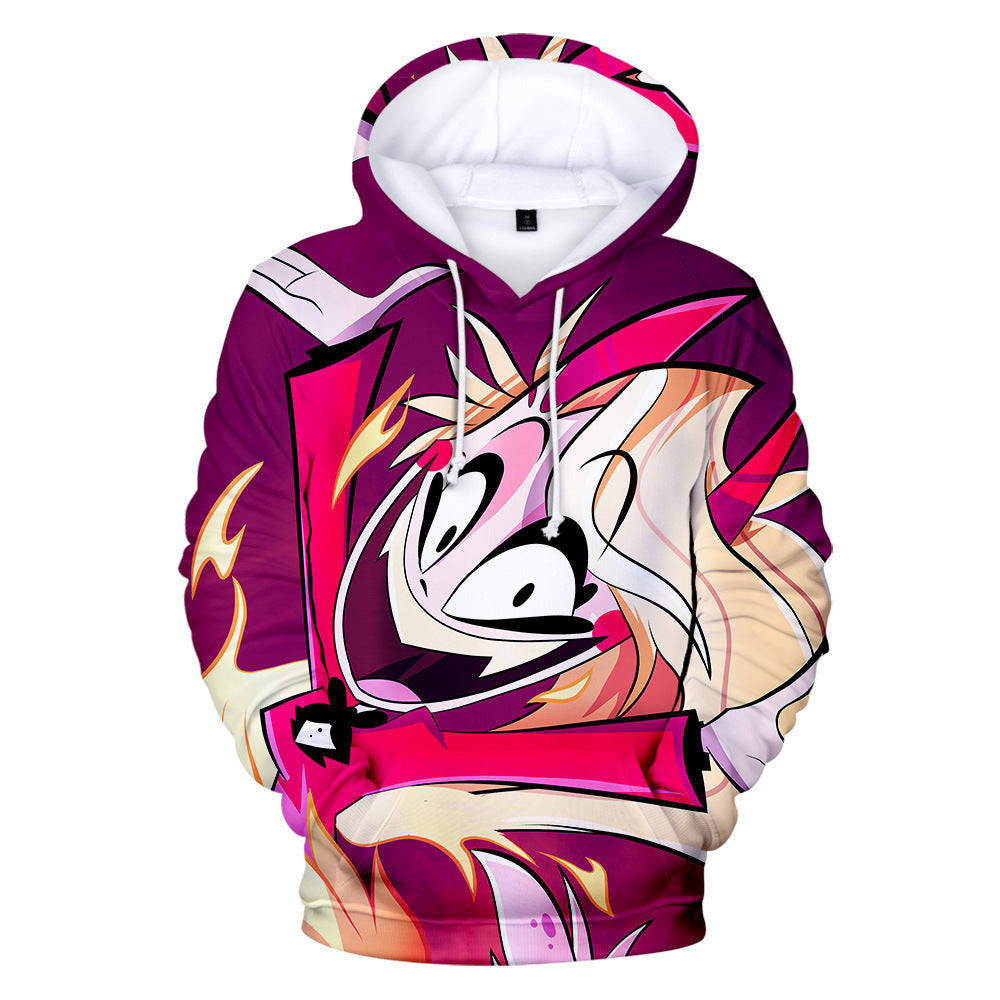 2024 Hazbin Hotel 3D Printed Hoodie