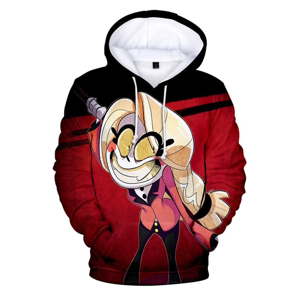 2024 Hazbin Hotel 3D Printed Hoodie