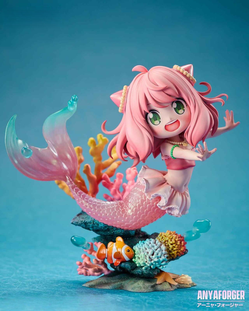 Spy x Family Anya Forger Cos Mermaid Cute Statue