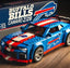 2025 New Football Team Building Blocks Car