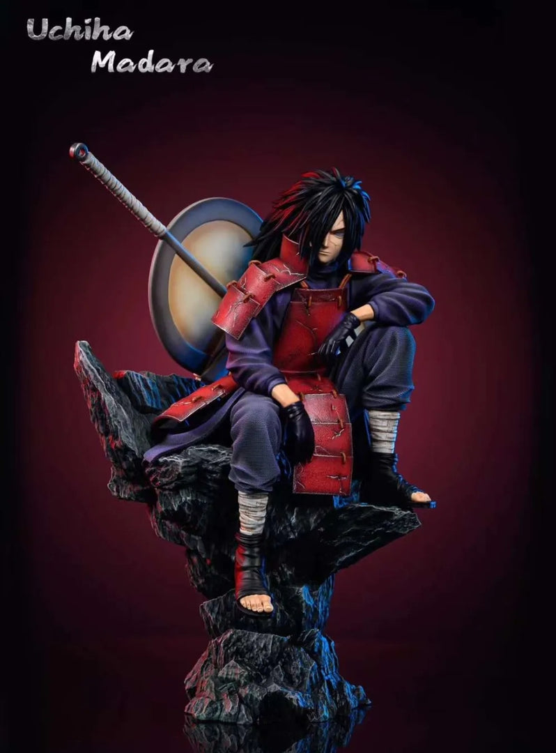 Naruto Uchiha Madara Classic Scene Statue