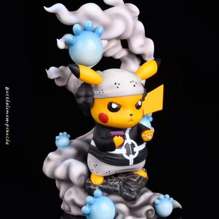 Pokemon X One Piece Pikachu Cos Bartholomew Kuma Figures