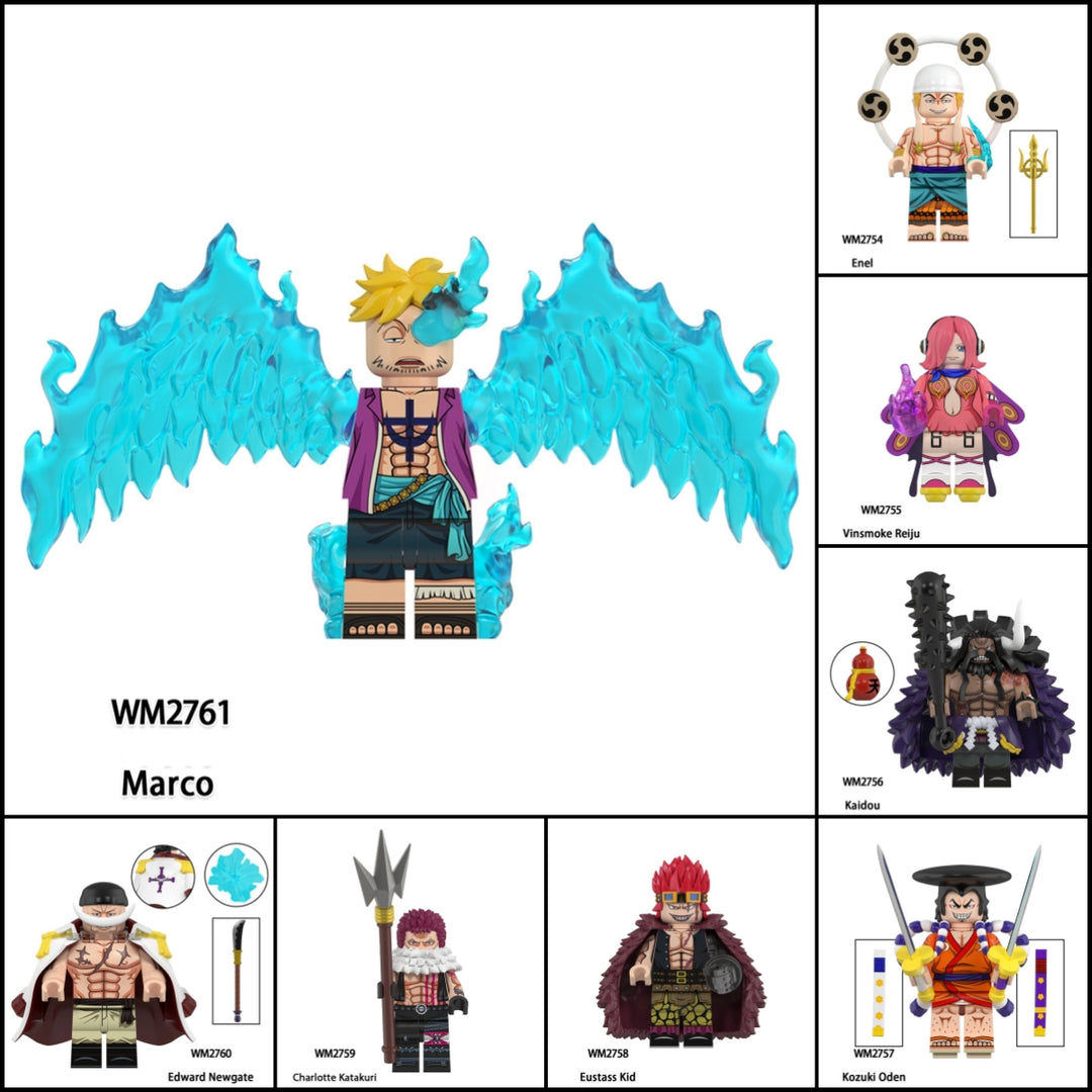 2024 New One Piece Figure Building Blocks