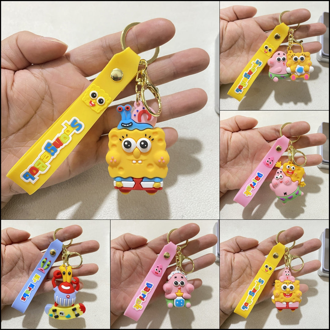 2024 New SpongeBob SquarePants Cute Keychain