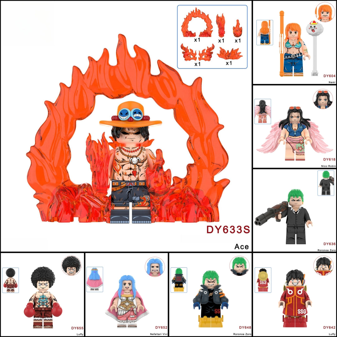 2025 New One Piece Figure Building Blocks