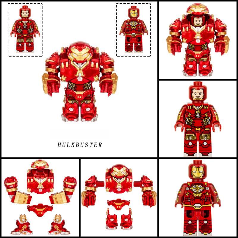 Superhero Hulkbuster Figure Building Blocks 3pcs
