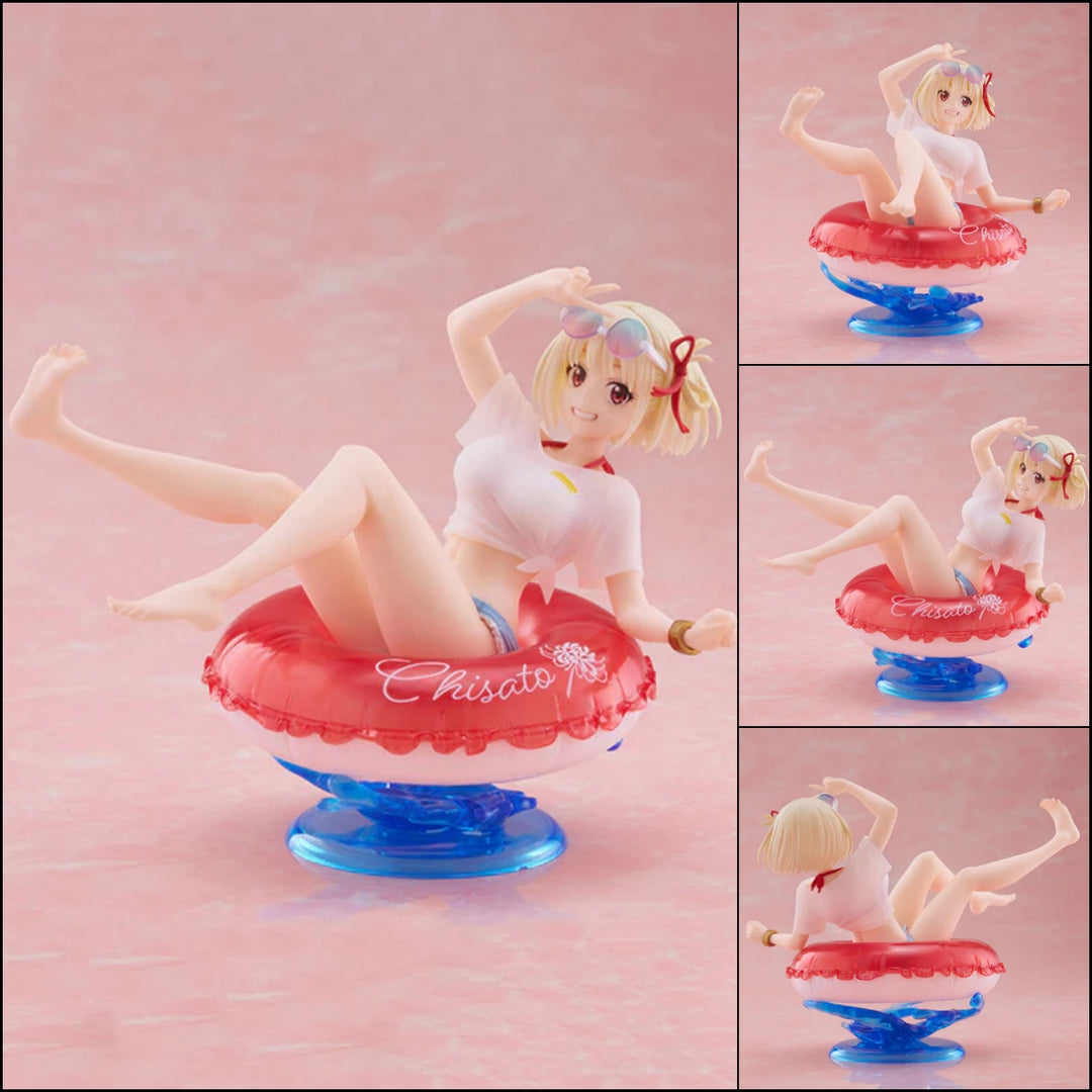 Lycoris Recoil Chisato Nishikigi Aqua Float Cute Figure