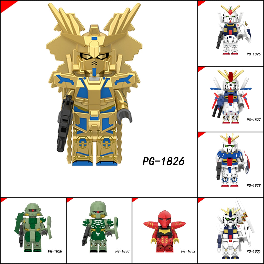 2024 New Gundam Series Figure Building Blocks