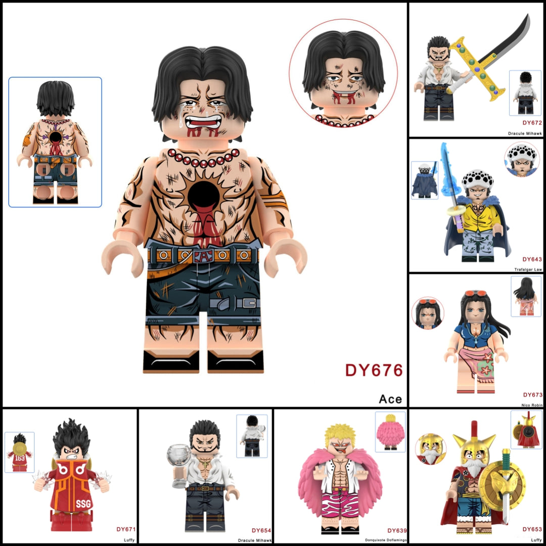 2025 New One Piece Figure Building Blocks