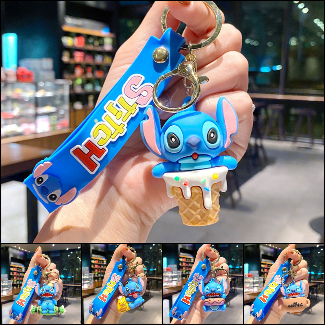 2024 New Lilo & Stitch Cute Keychain