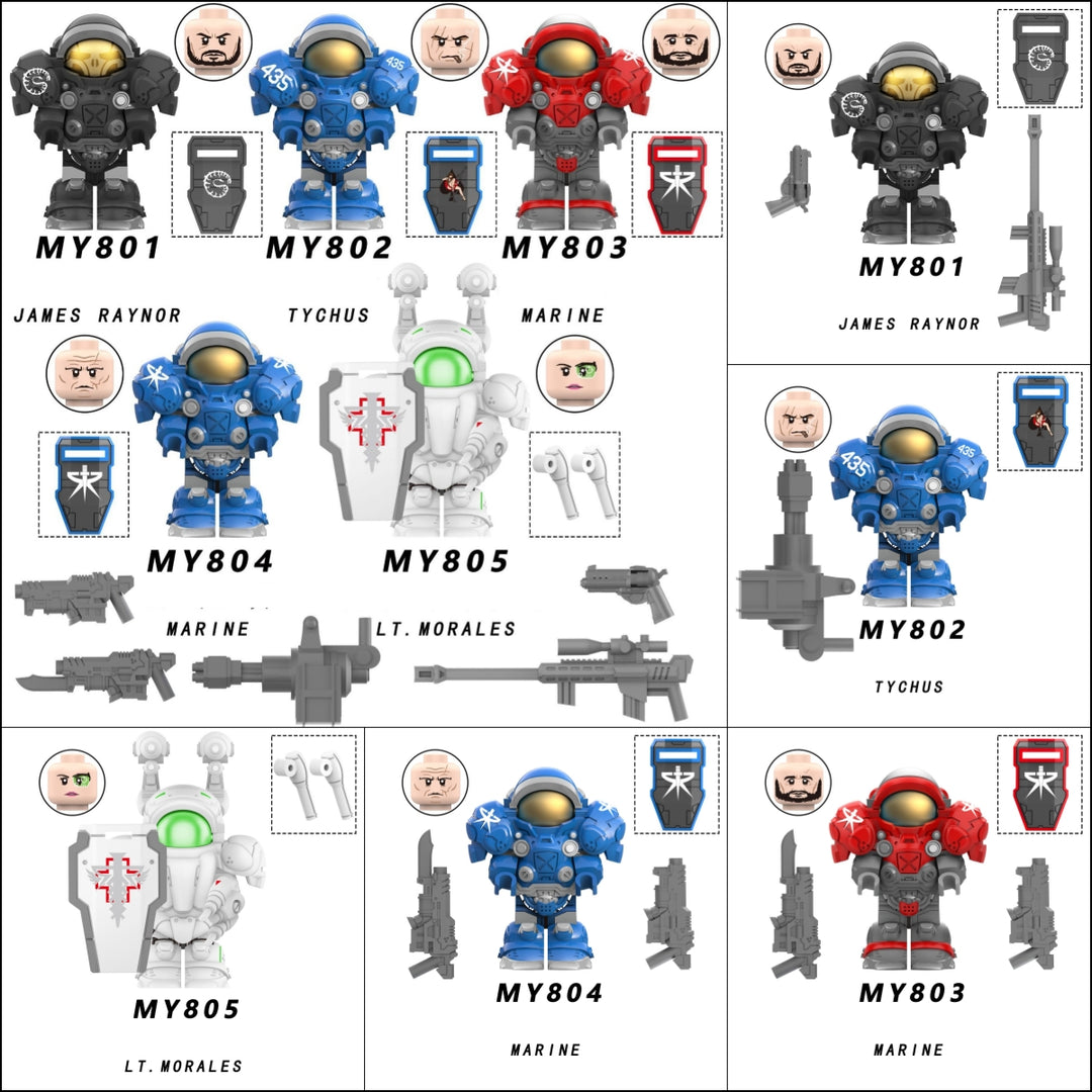 2025 New StarCraft Figure Building Blocks