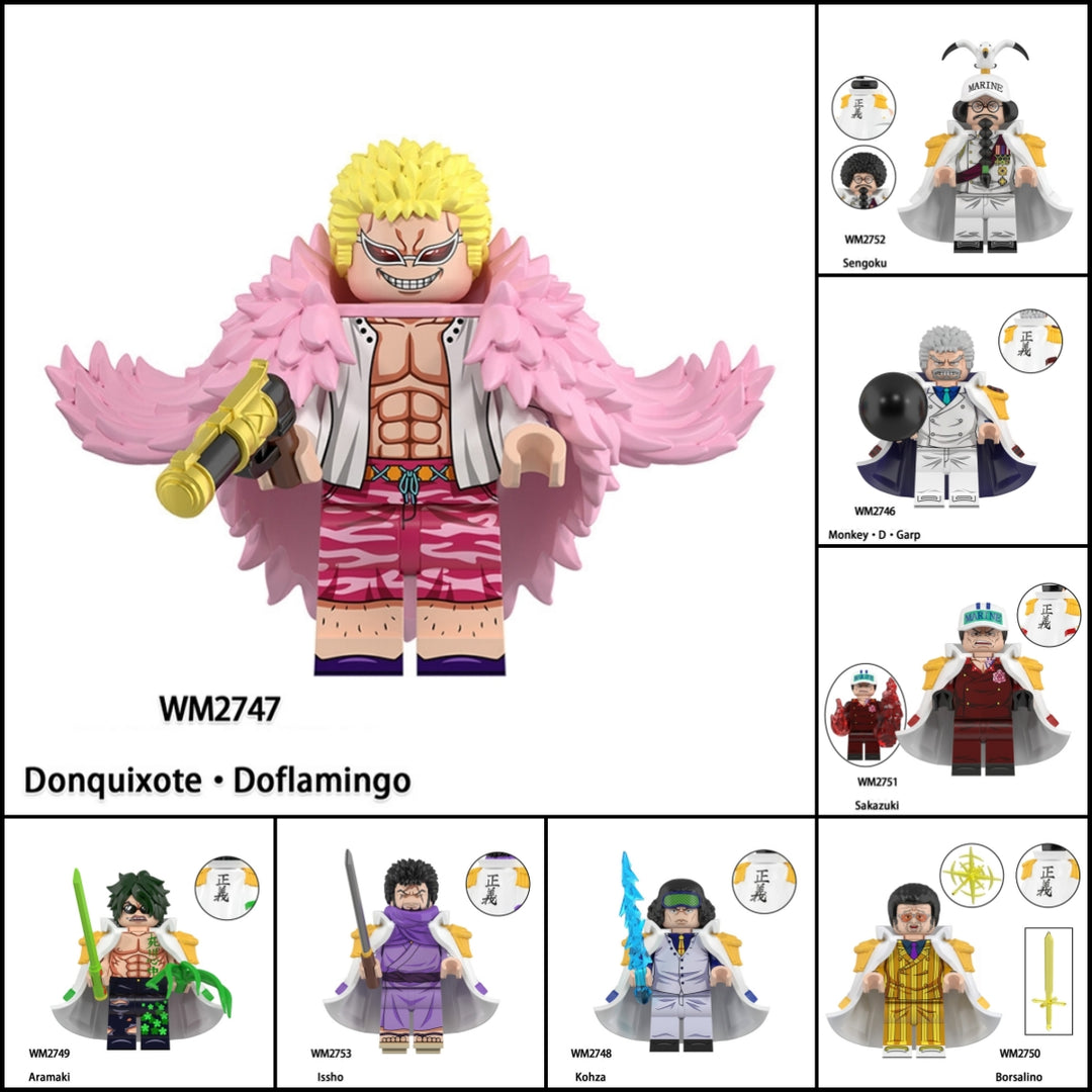 2024 New One Piece Figure Building Blocks