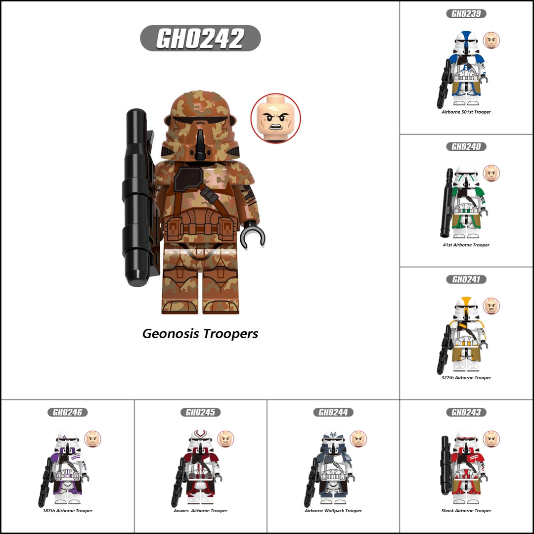 2024 New Star Wars Troopers Figure Building Blocks