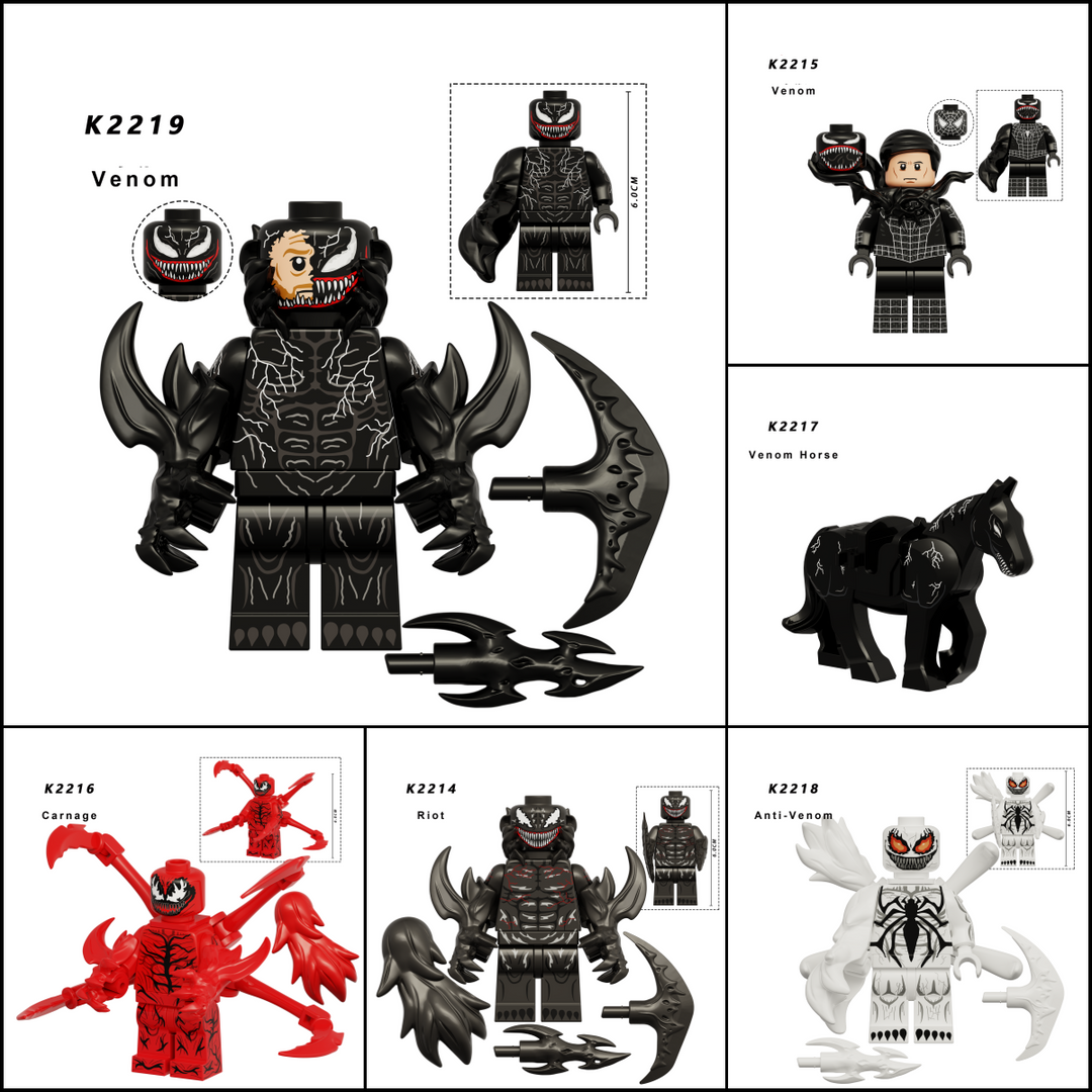 2024 New Venom Figure Building Blocks