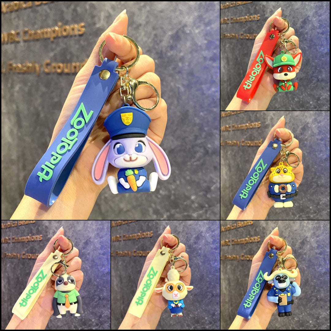 2024 New Zootopia Cute Keychain
