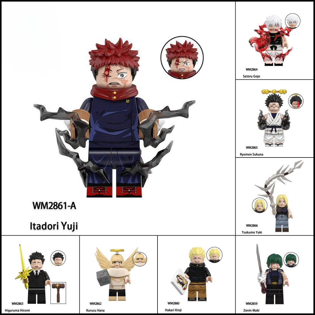 2024 New Jujutsu Kaisen Figure Building Blocks