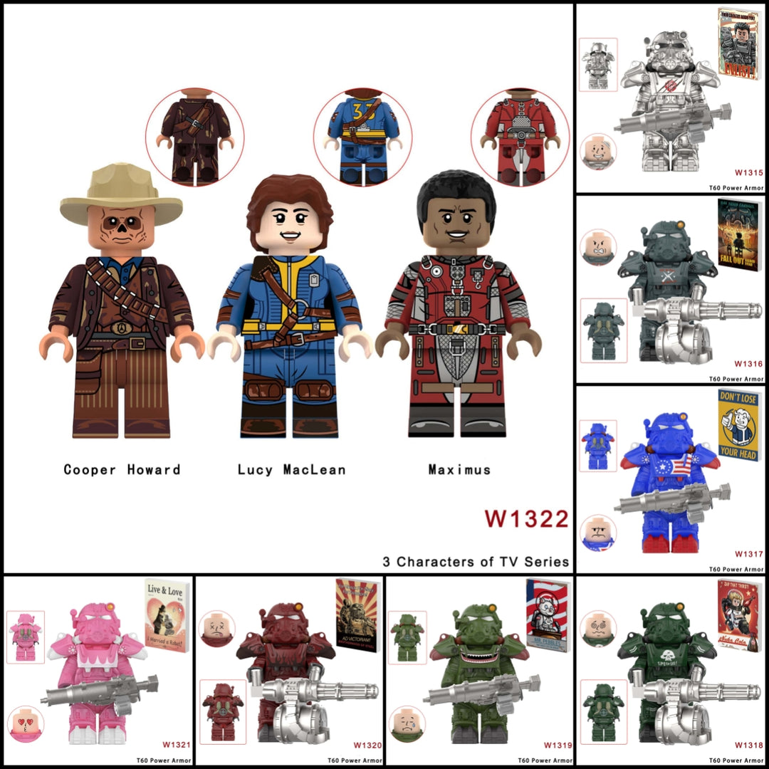 2024 New Fallout Figure Building Blocks