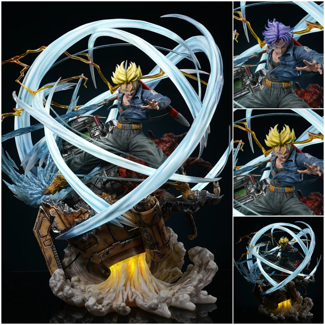 Dragon Ball Z Trunks Fight Scene Statue