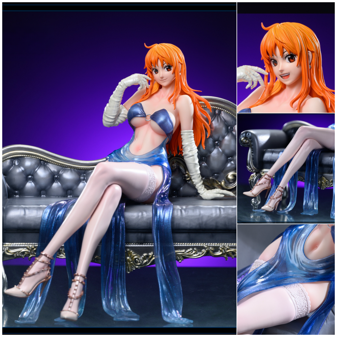One Piece  Nami Sitting Position Statue