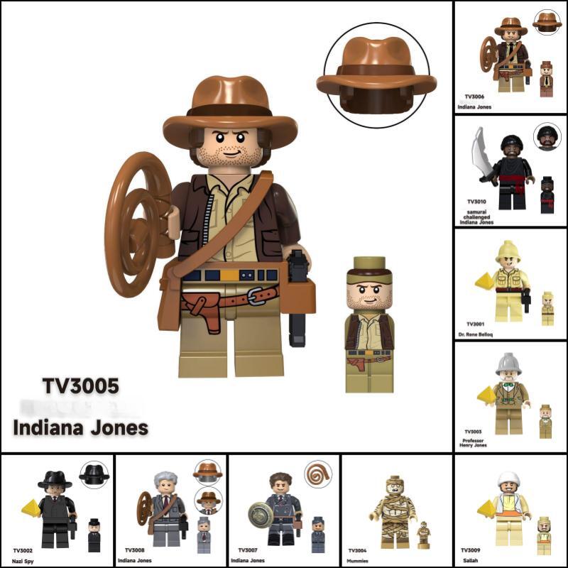 Indiana Jones Figures Building Blocks