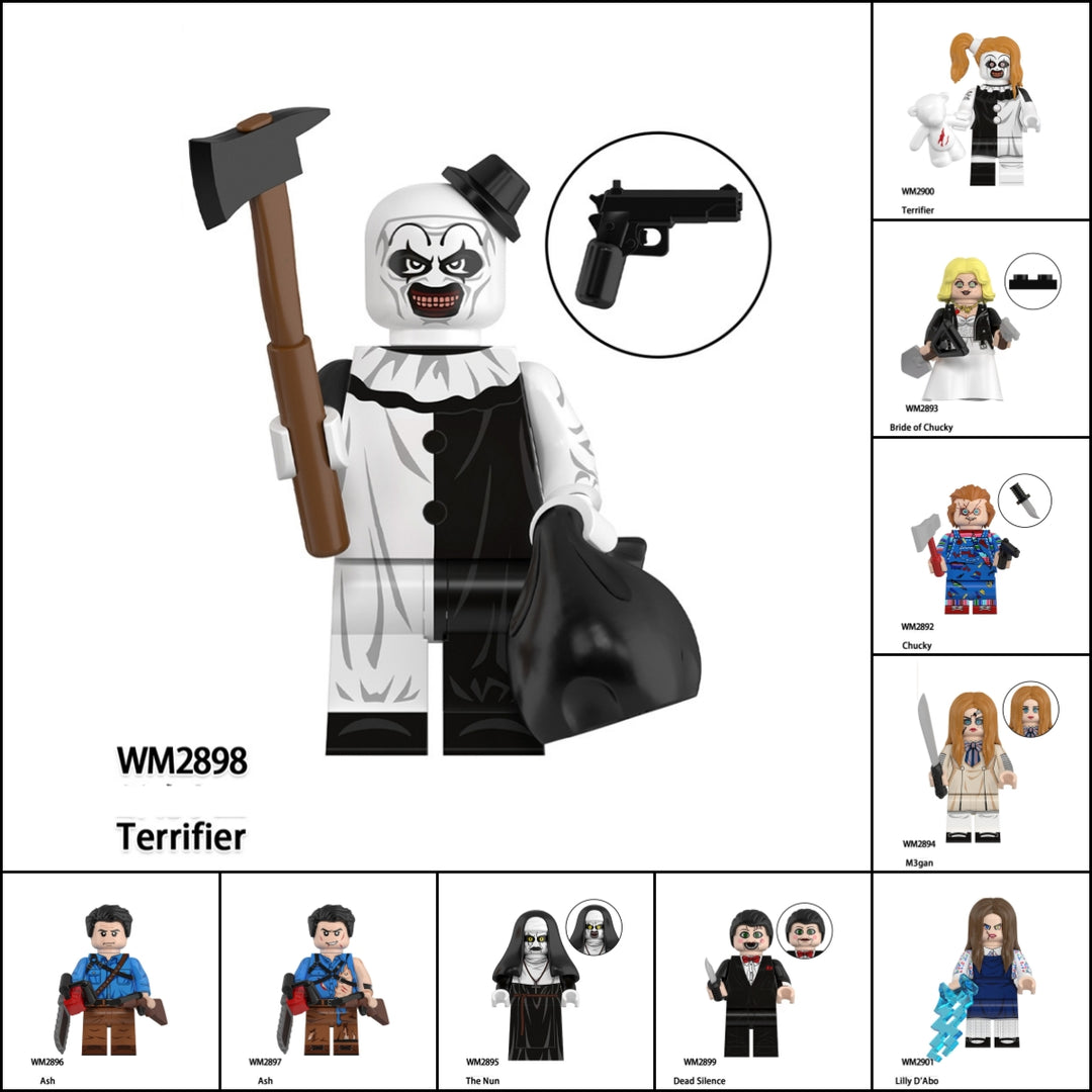 2024 New Horror Movie Figure Building Blocks