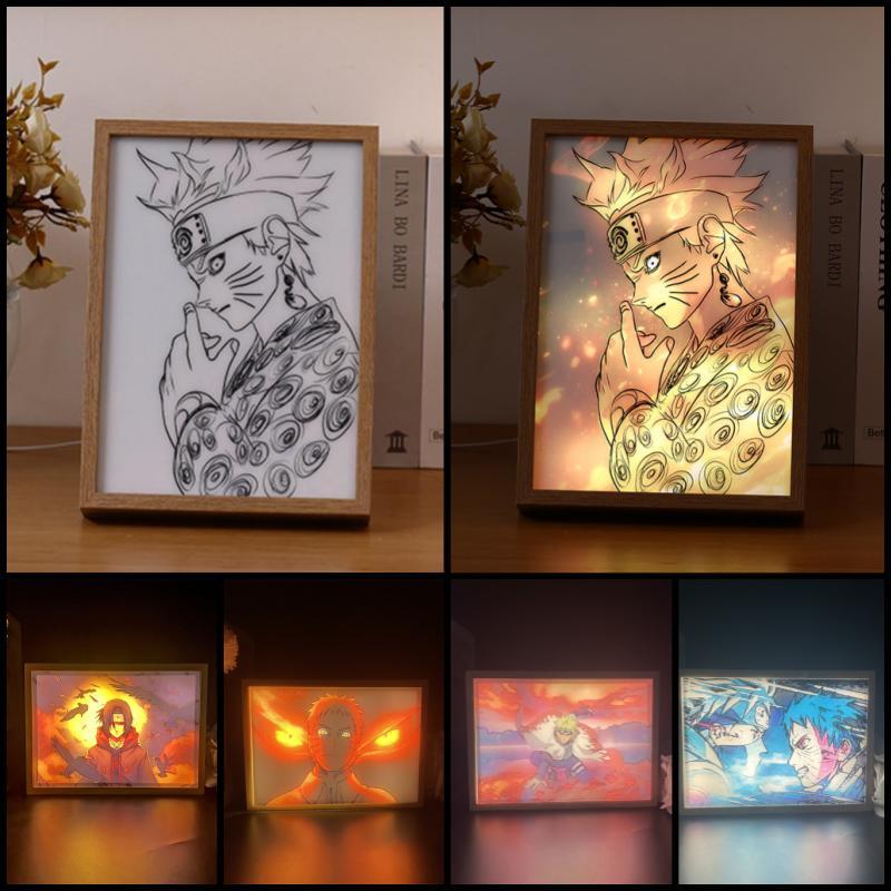 Anime Naruto Memorial Light Painting