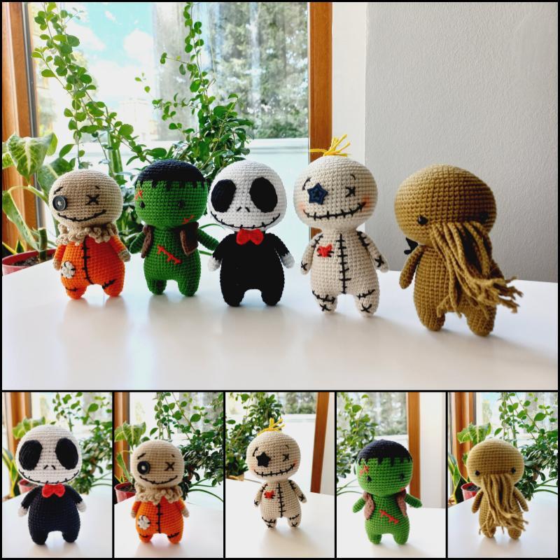 🔥The Best Holiday Gifts🔥Crochet Models Horror Role Cute Ornaments