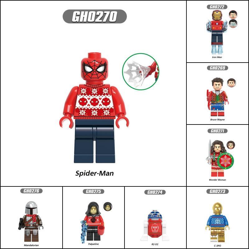 Christmas Series Superhero Figure Building Blocks