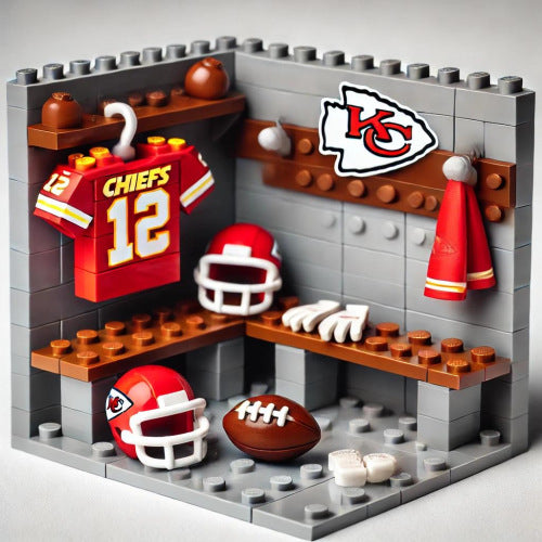 2025 New Football Team Locker Room Building Blocks