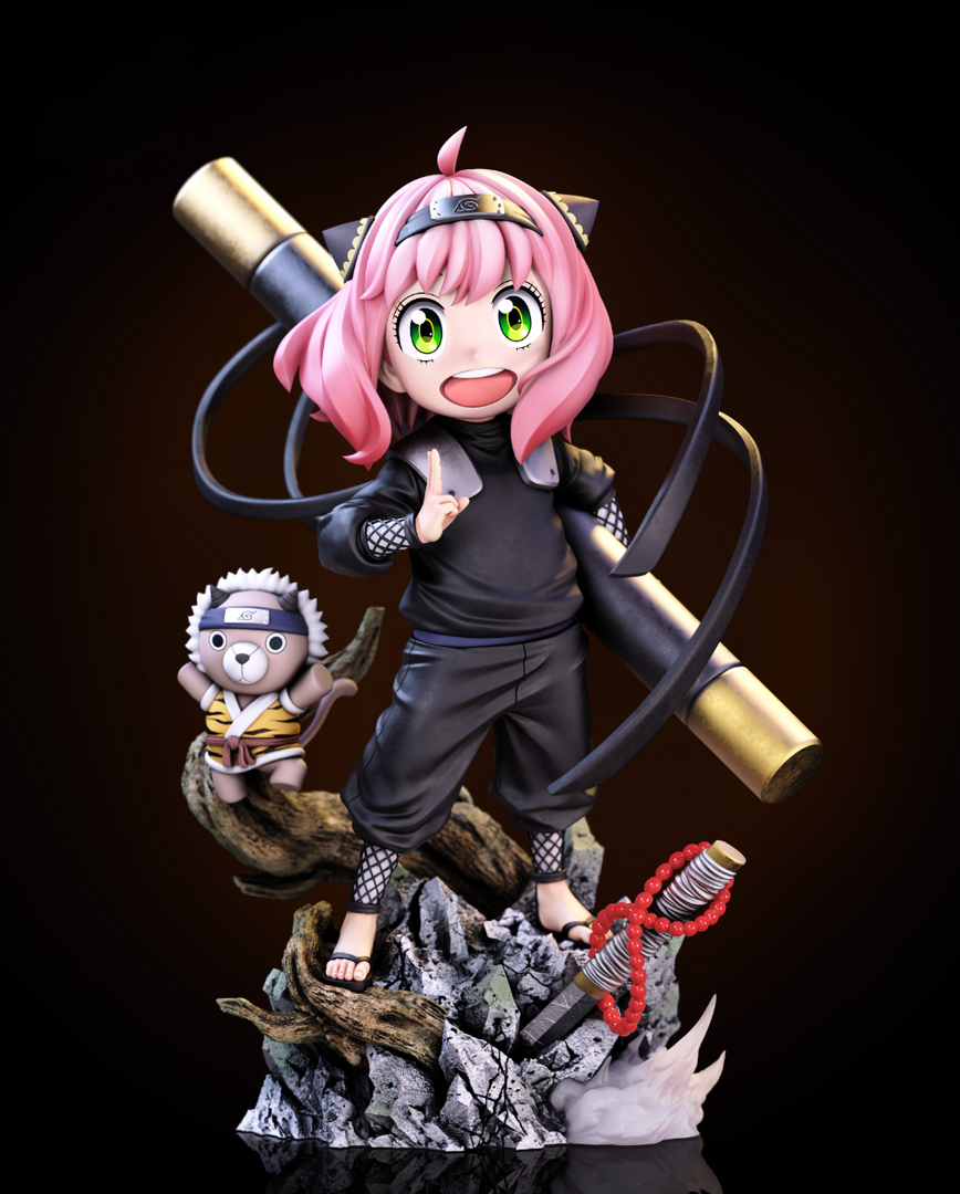Spy x Family Anya Forger Cos Hiruzan Cute Statue