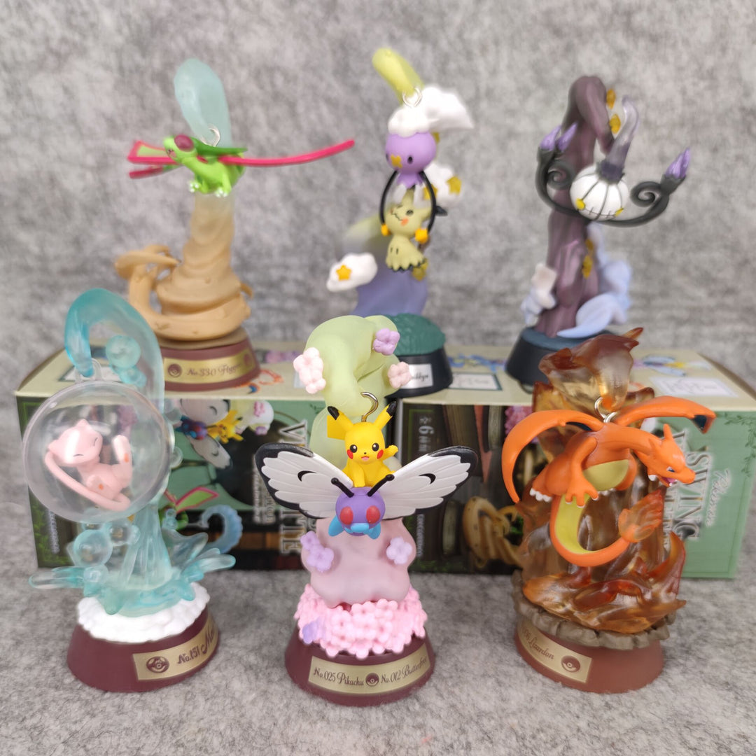 Pokemon Cute Swing Ornaments 6pcs